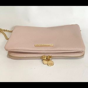 BCBGeneration Cross Body Bag Pink Saffiano Leather